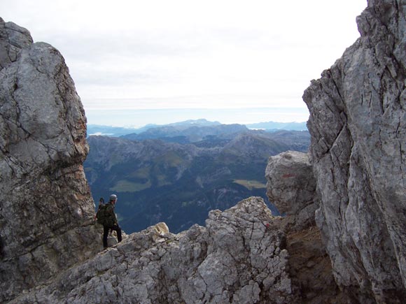 Zwischen Mittel- und Südspitze des Watzmanns